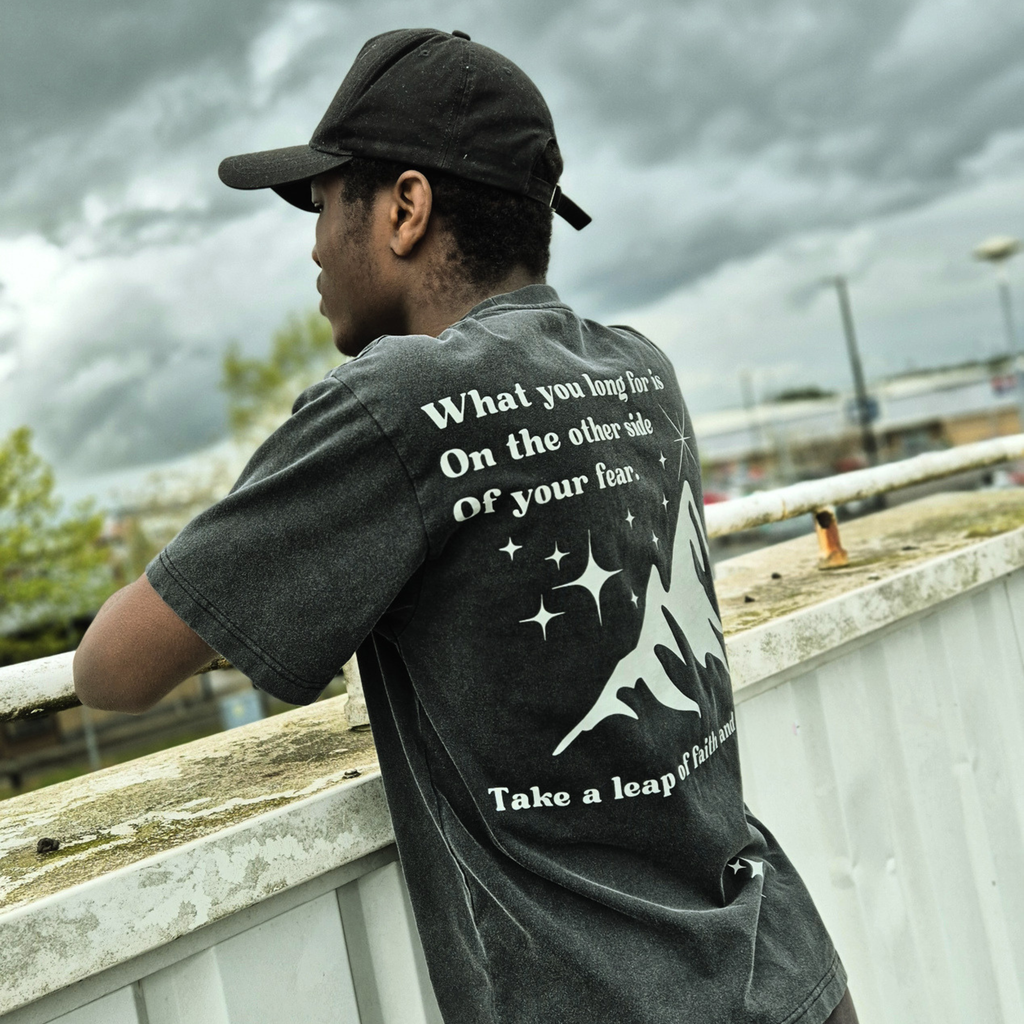 Face your fear Heavyweight Over-sized Tee