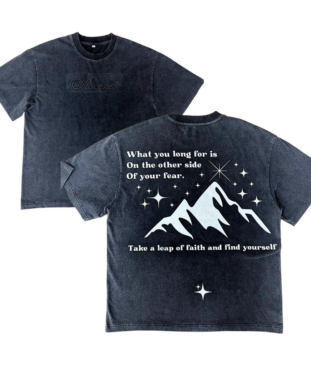 Face your fear Heavyweight Over-sized Tee