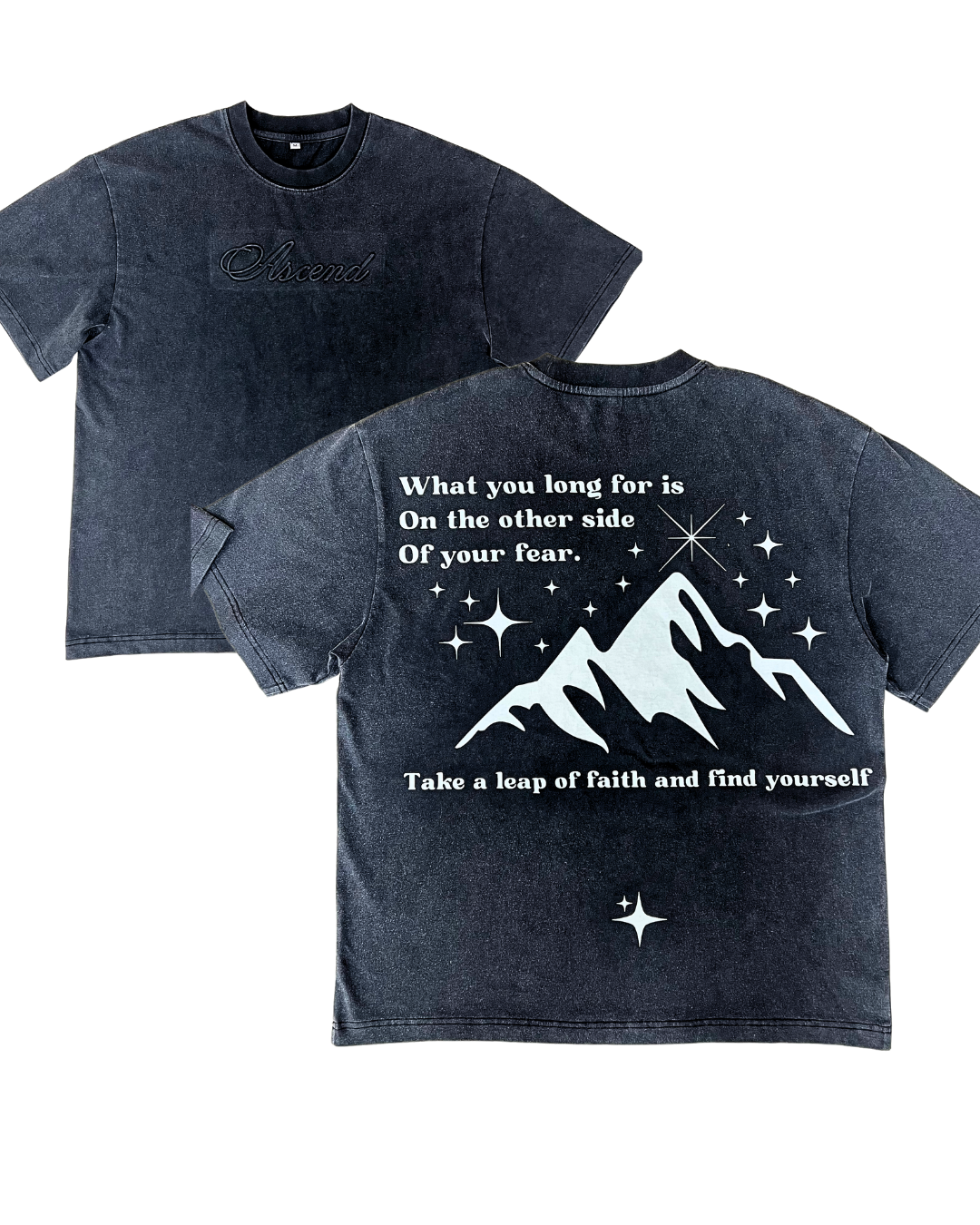 Face your fear Heavyweight Over-sized Tee
